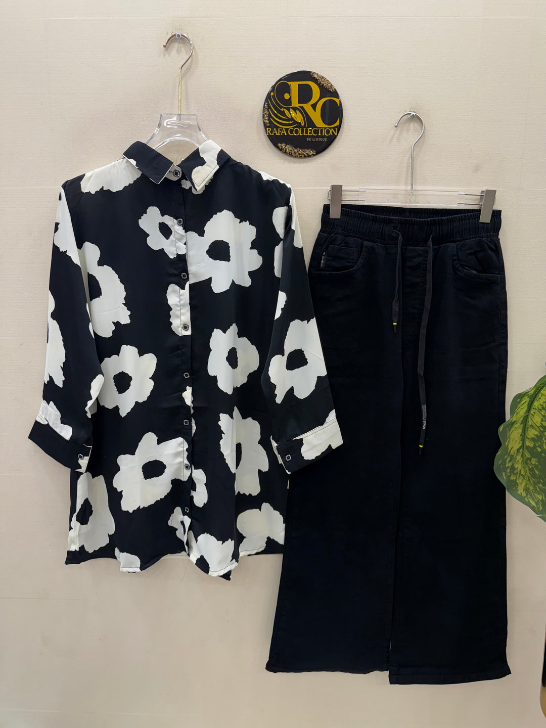 Korean denim cargo Sets