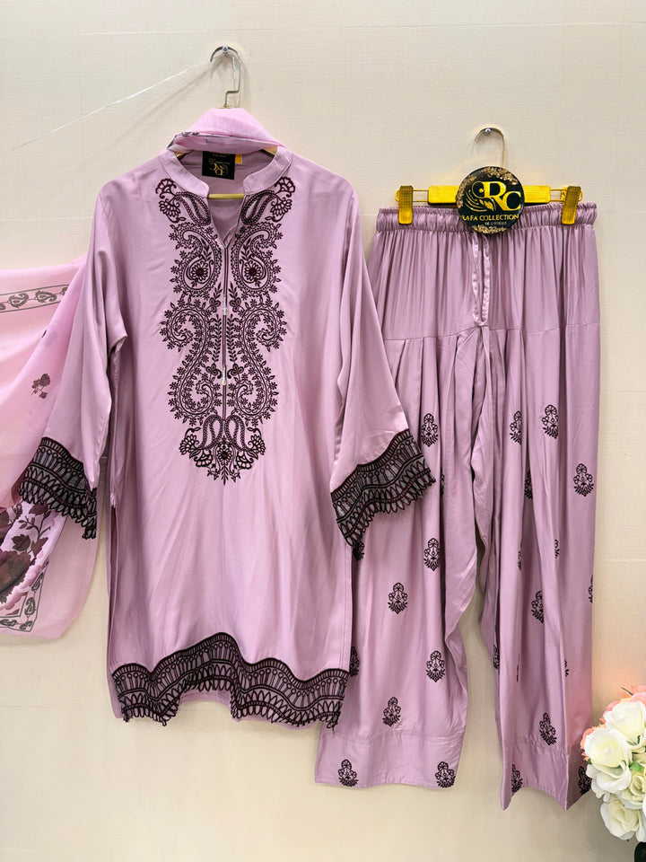 Embroidered Farshi suits 2938