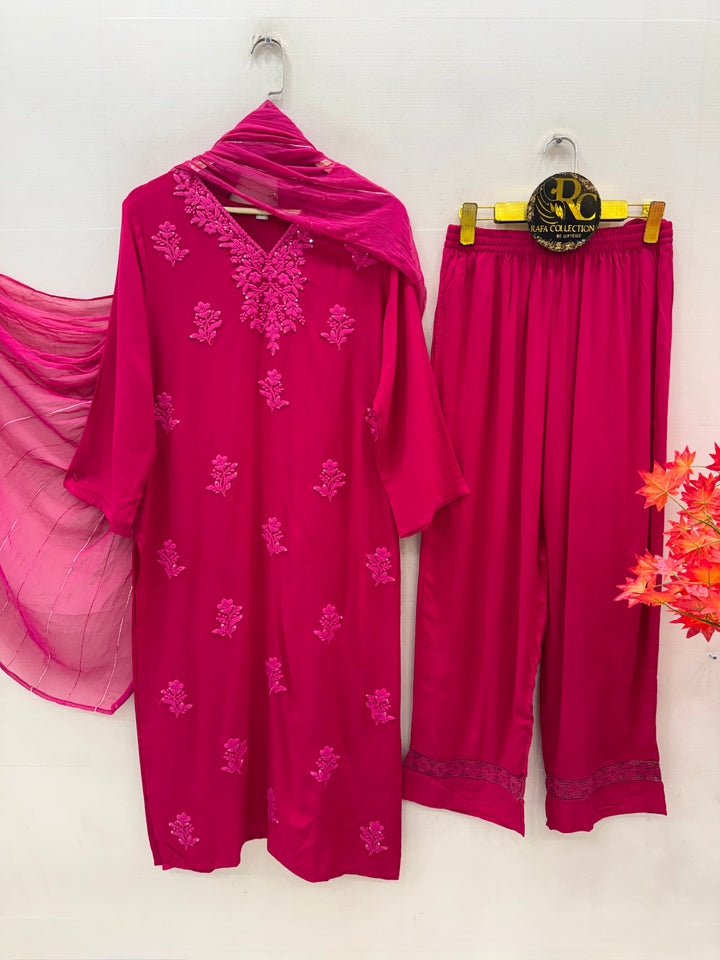 Lucknawi Embroidered Suits