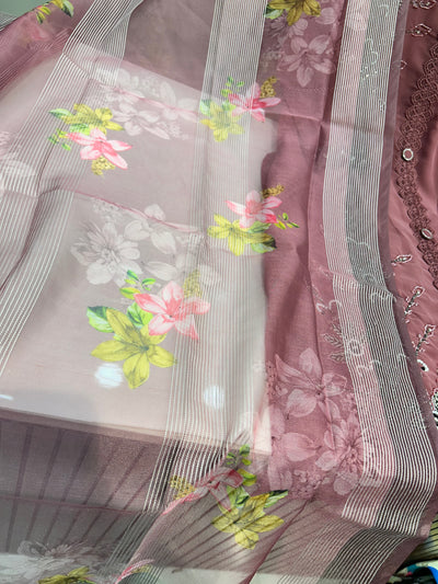 Georgette Handwork Suit 1580