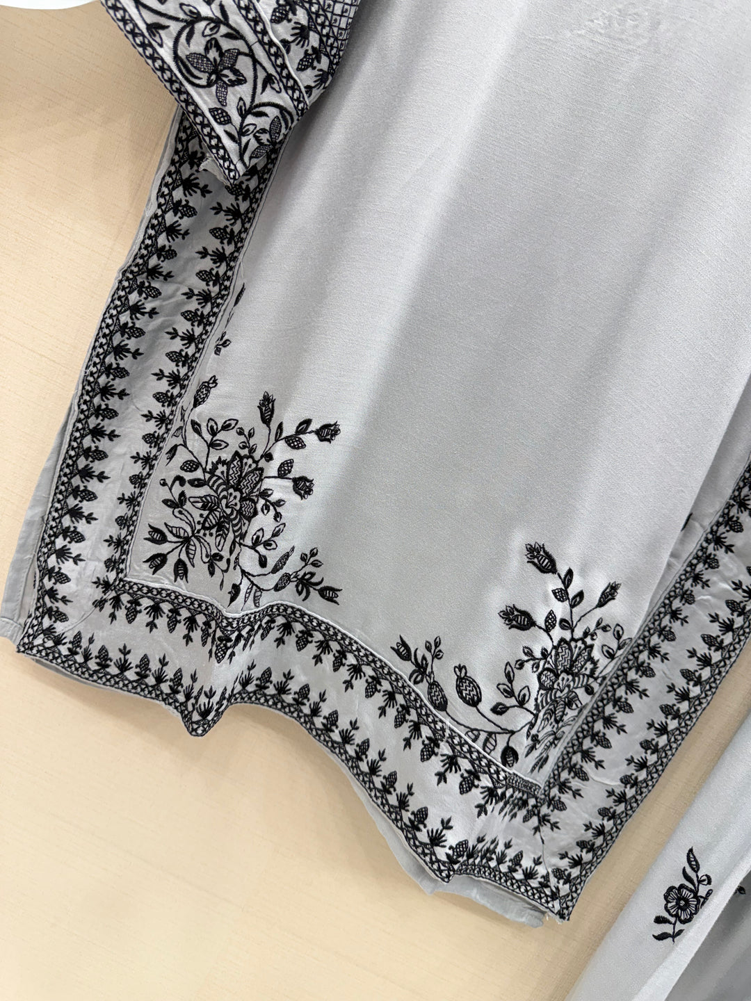 Embroided farshi suits