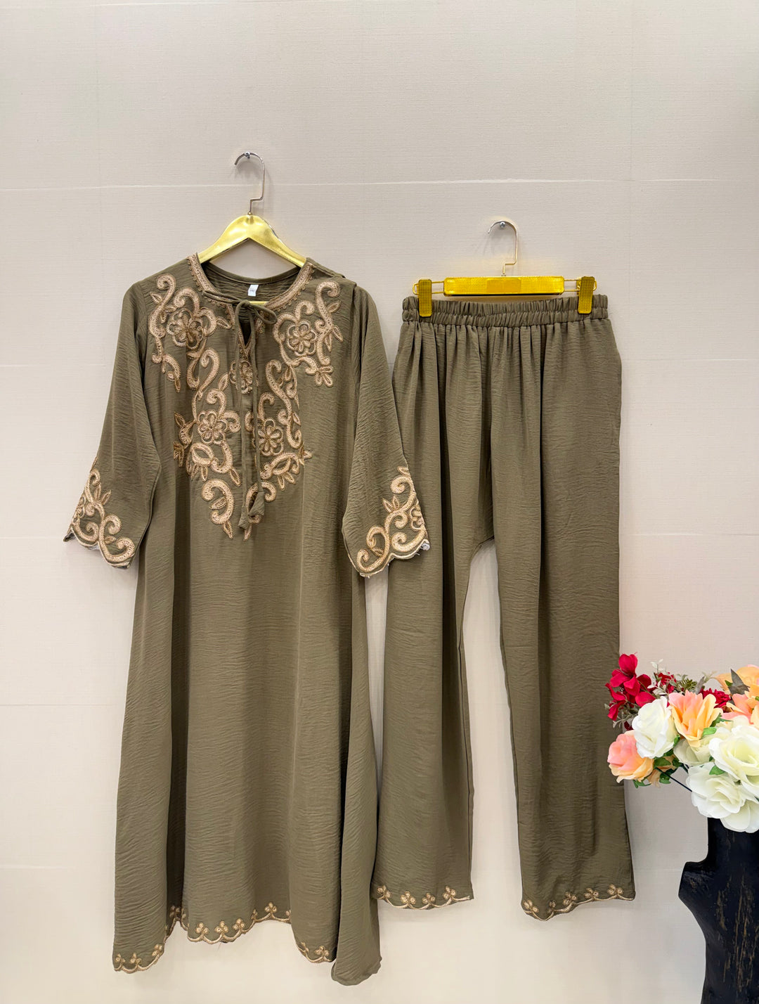 Imported embroided co-ord sets