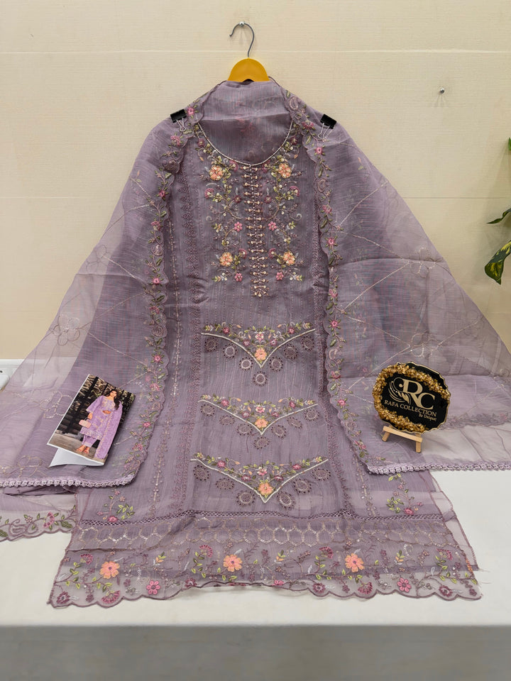 Organza Pakistani unstitch suits