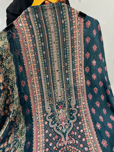 Muslin mirror work suit 1805