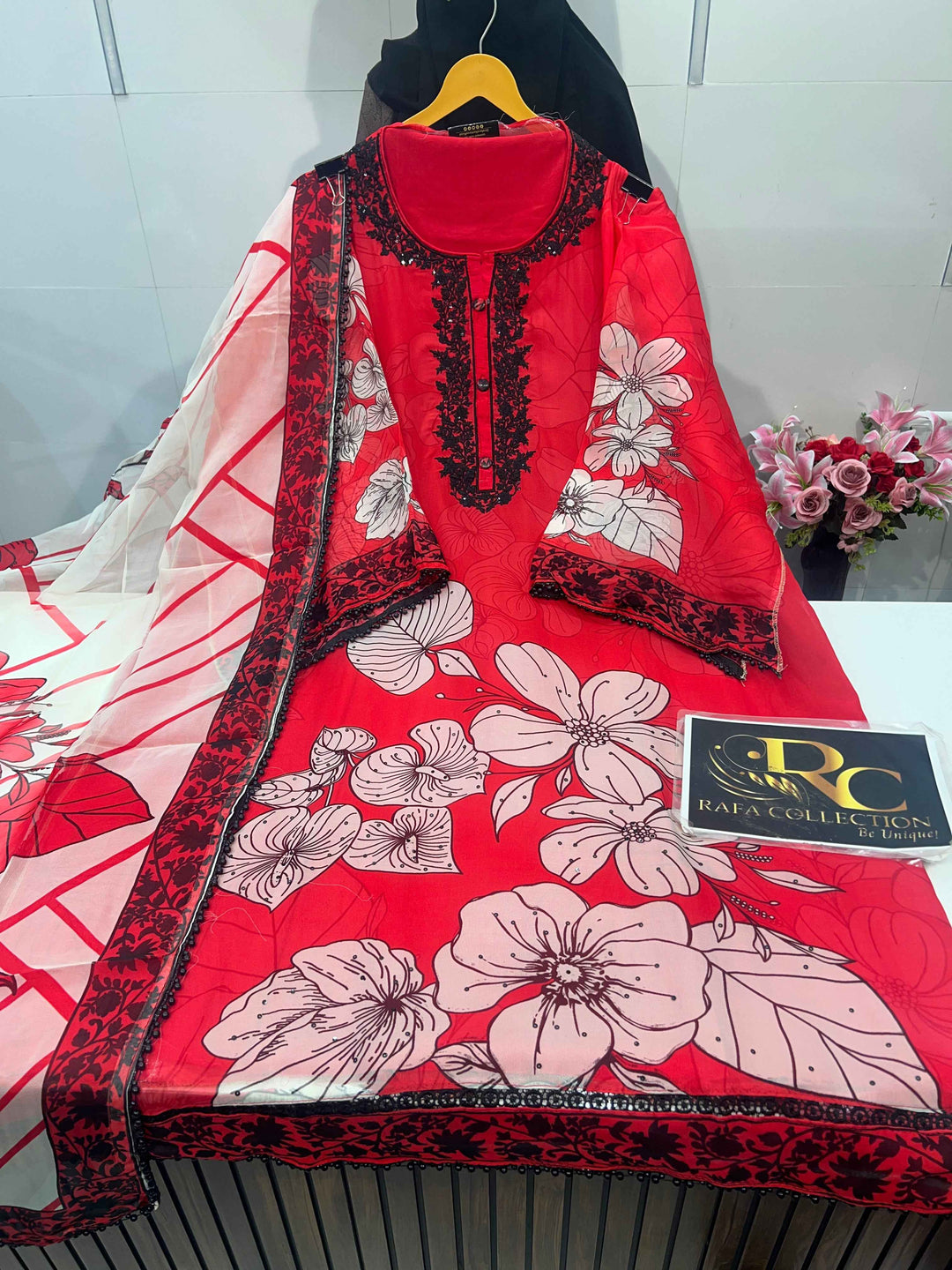 Organza handwork suits