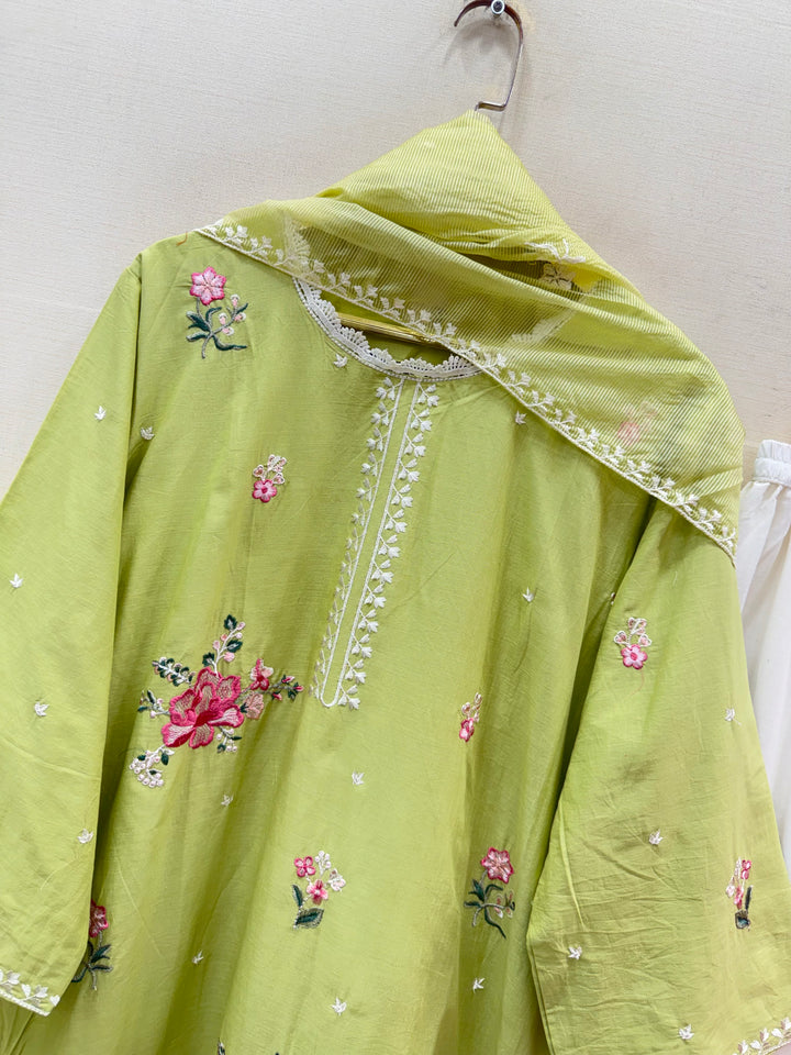 Cotton Embroidered Suits
