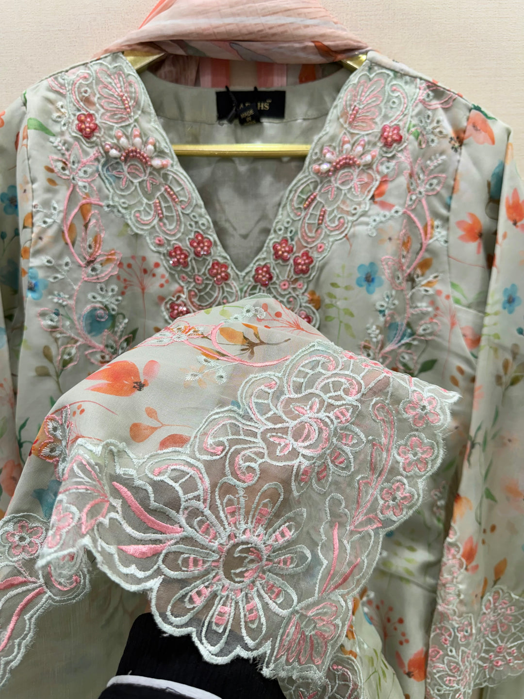 Pakistani cutwork suits
