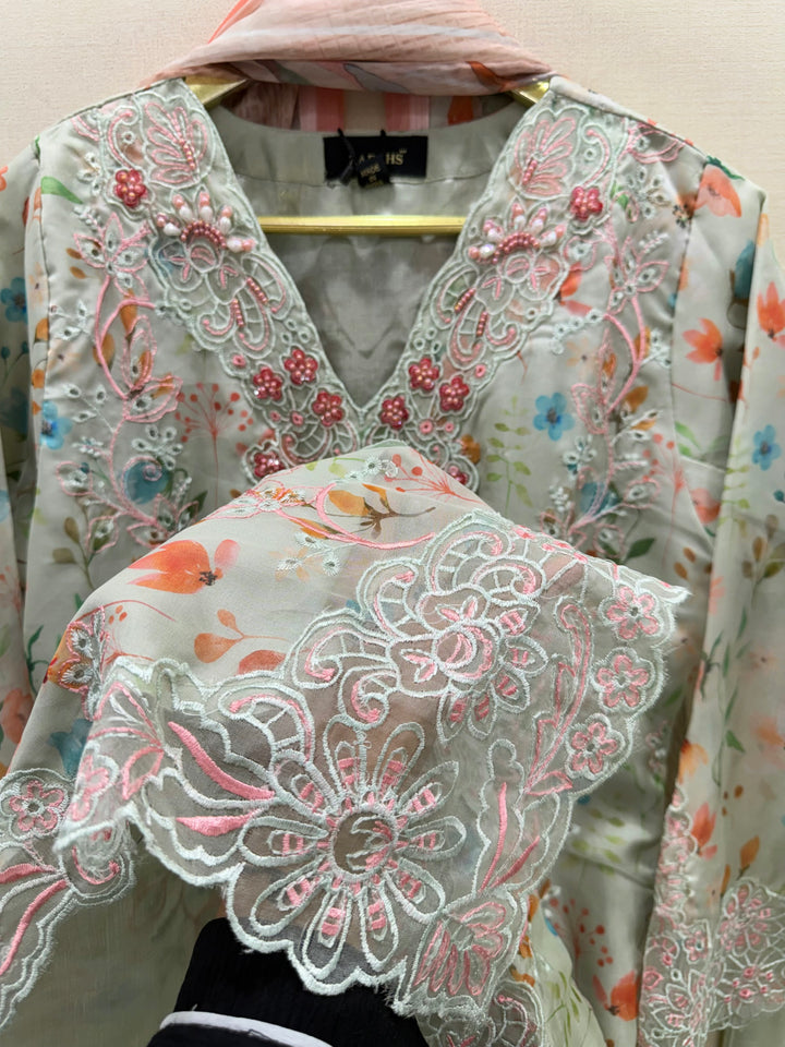 Pakistani cutwork suits