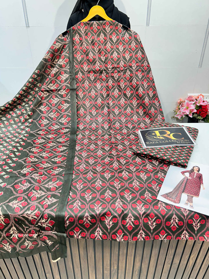 Cotton Printed suit 11546