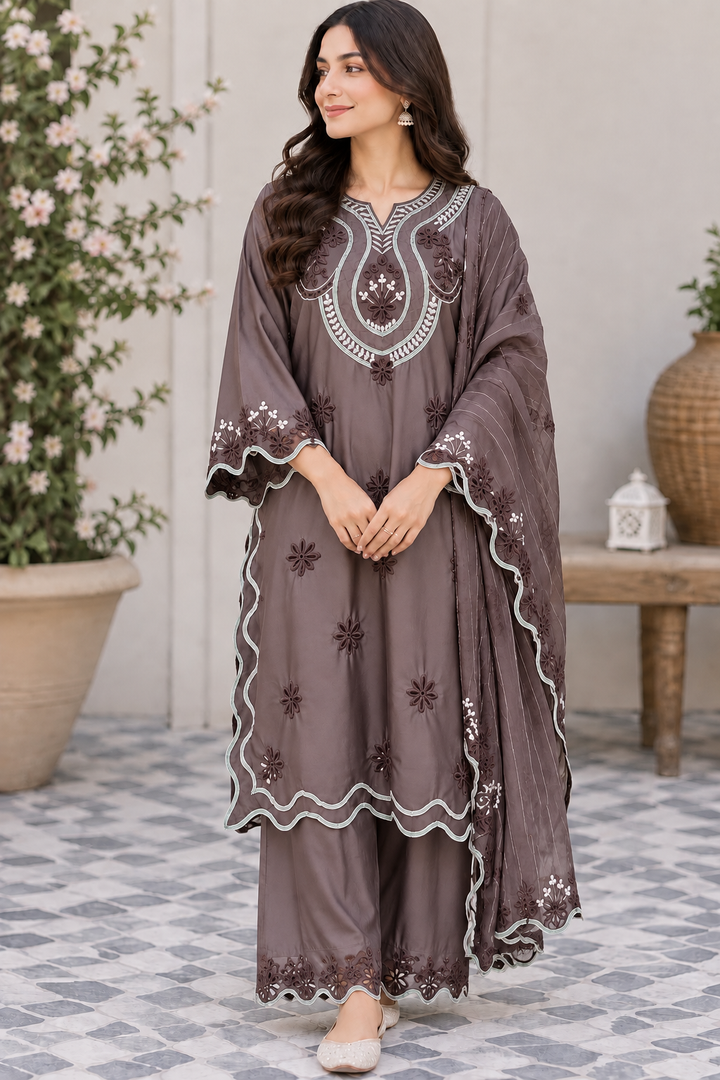 Pakistani cutwork Formal suits 2806