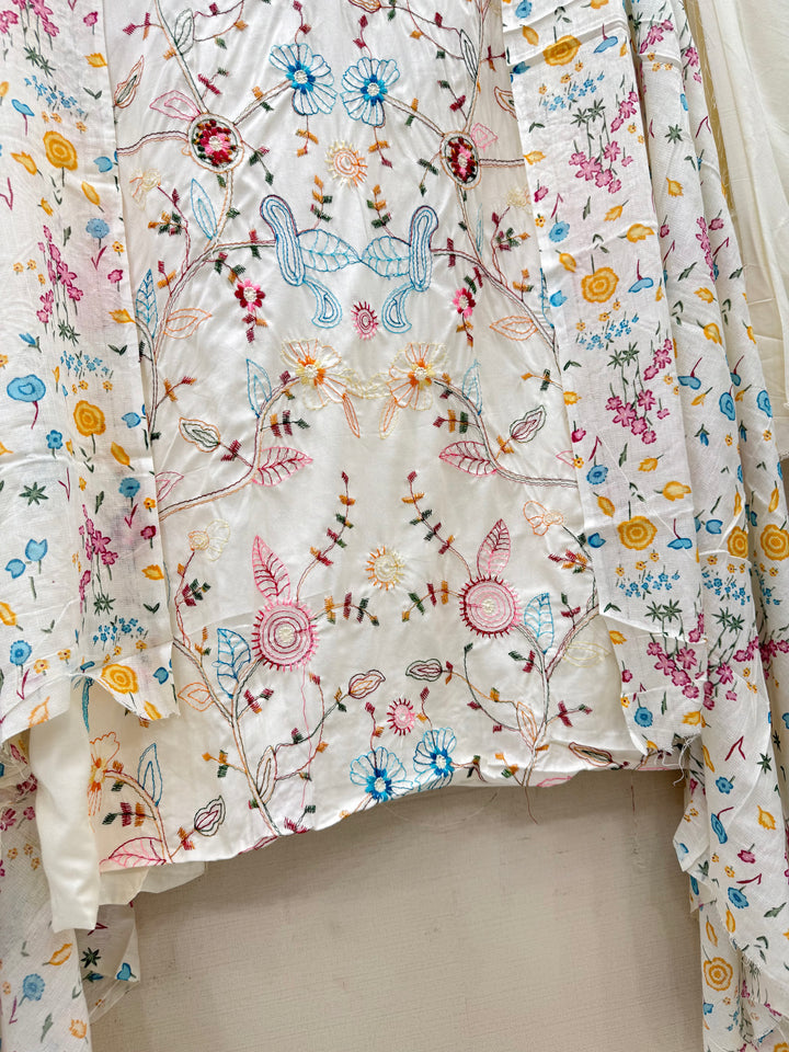 Embroidered Unstitched Suits