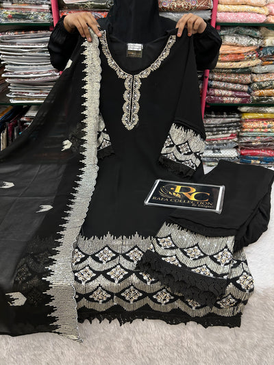 Georgette handwork suit 1130