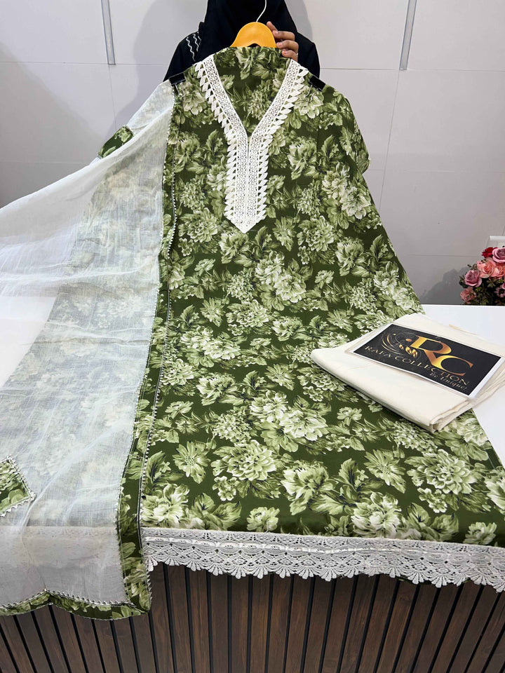 Cotton floral suits 2138