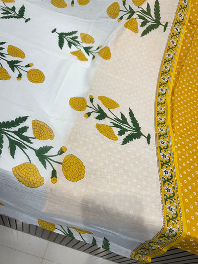 Cotton Unstich Suit 1378