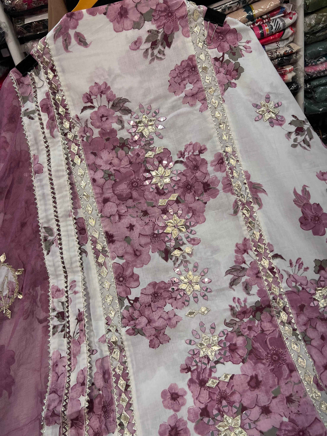 Pure cotton unstitch suits 2242
