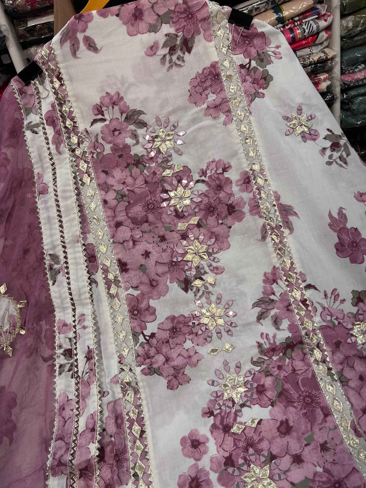 Pure cotton unstitch suits 2242