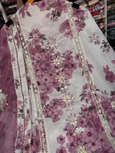Pure cotton unstitch suits 2242