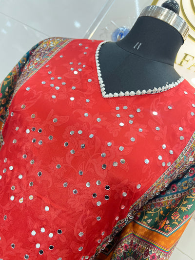 Prachi Mirror Work Kaftan Set 2011