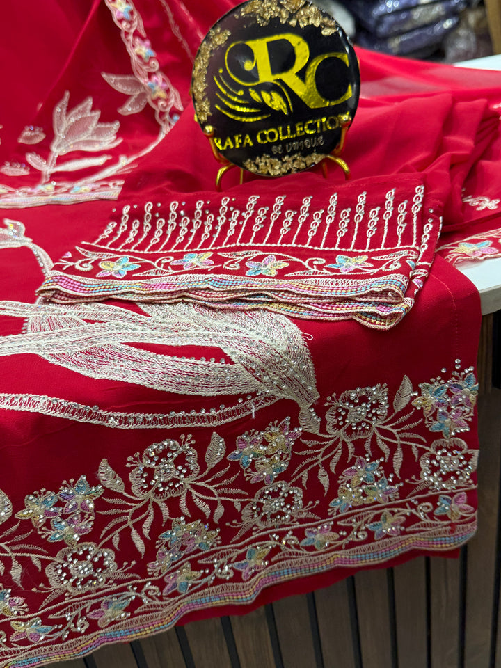 Embroidered readymade suits