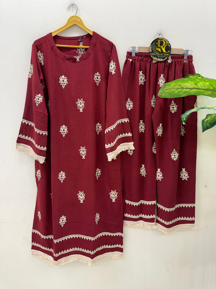 Imported Crinkle Suits