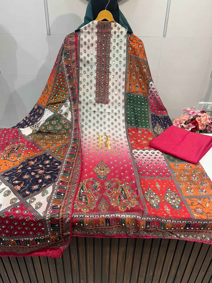 MIRROR WORK SUIT 1756