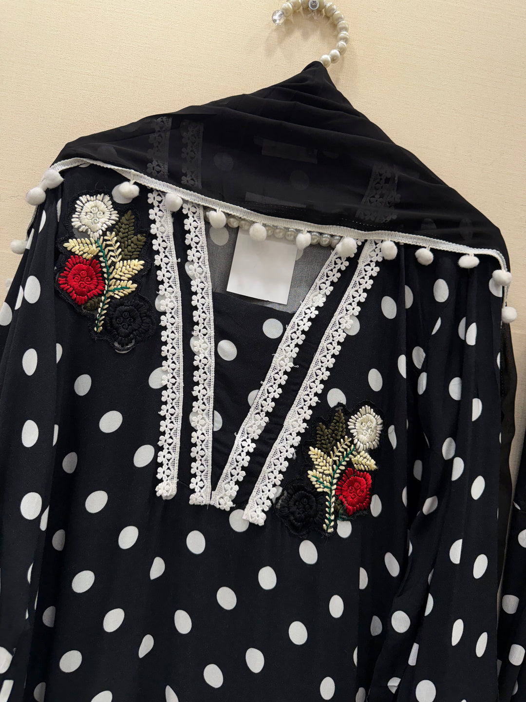 Polka dot farshi salwar suits