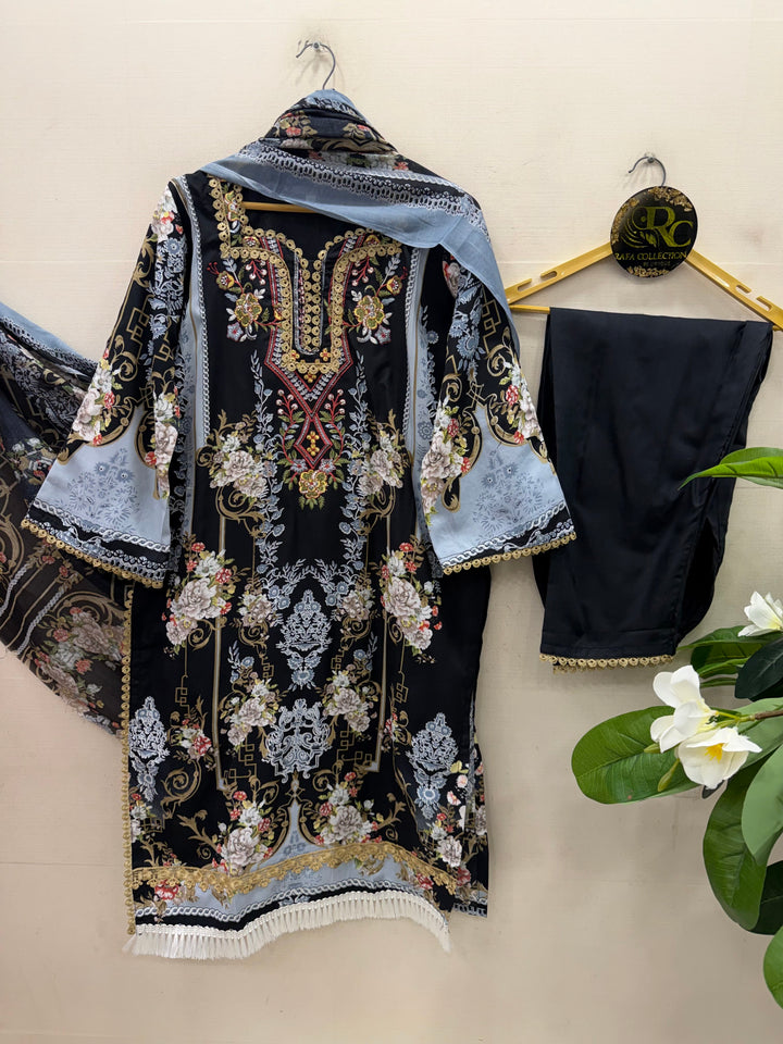 Semi Cotton Ready To Wear Suits