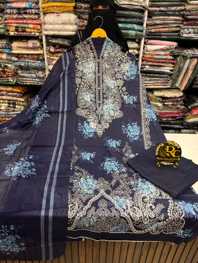 Cotton unstitched suits 2768