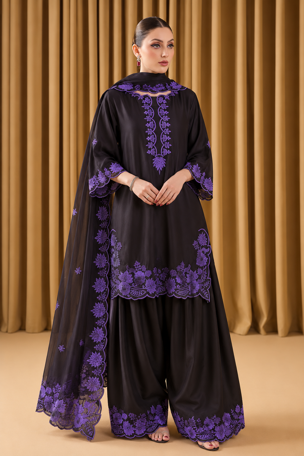 Pakistani farshi embroidered suits