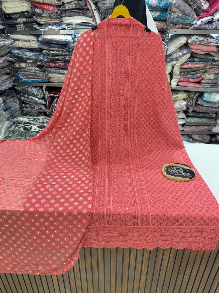 Georgette unstitched suits