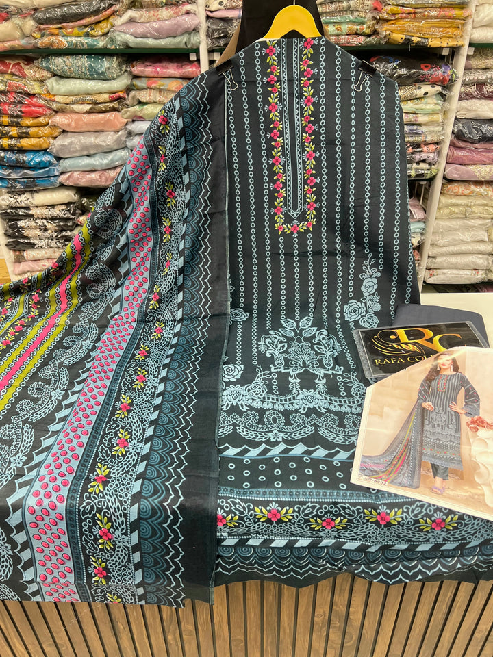 Cotton Printed suit 182852