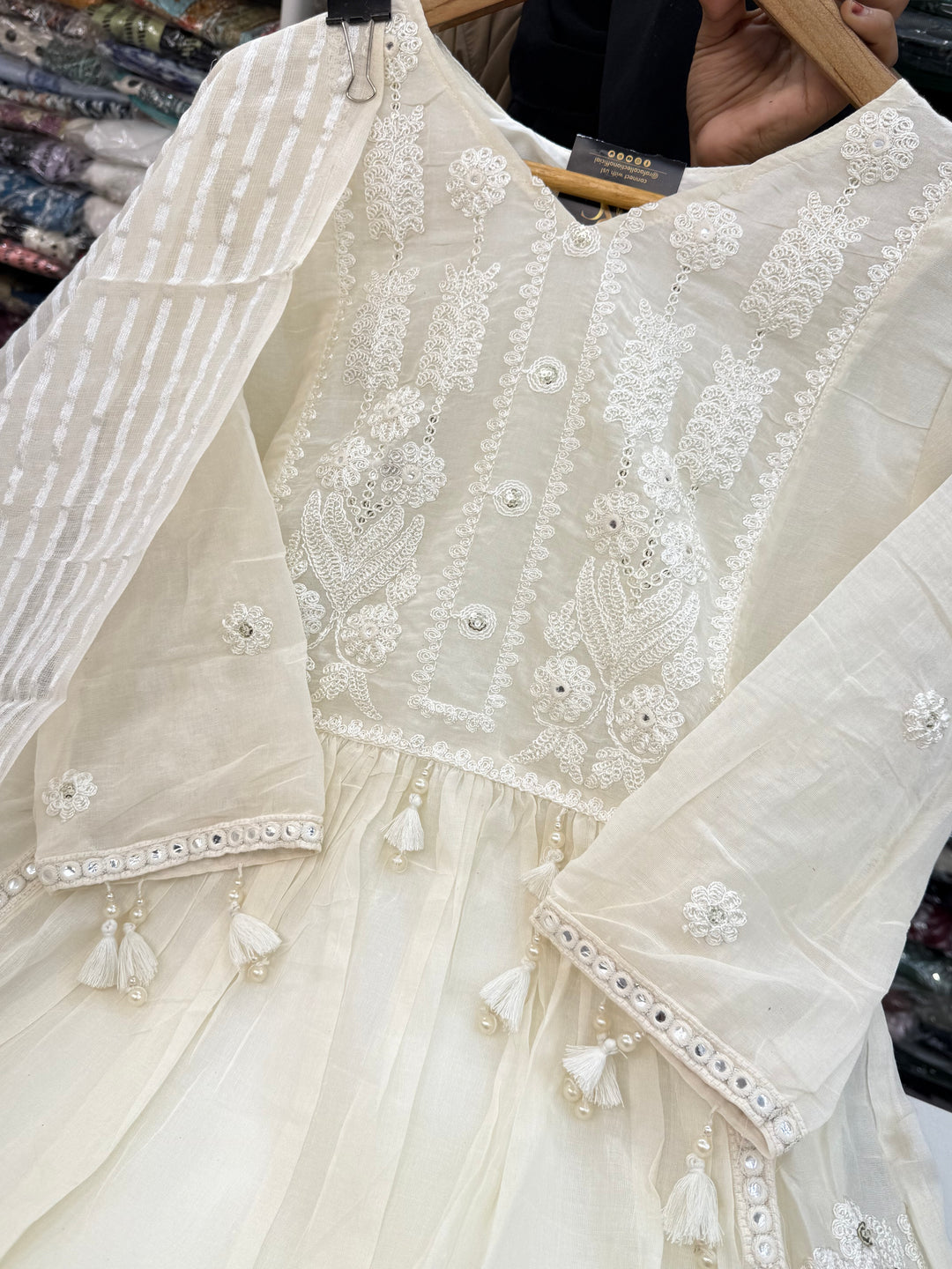 Cotton embroidered dress 2843
