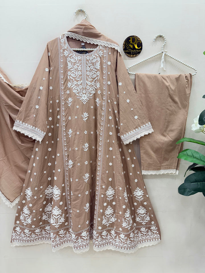 A-line Lucknawi suits