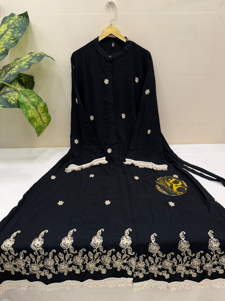 Imported crinkle gowns
