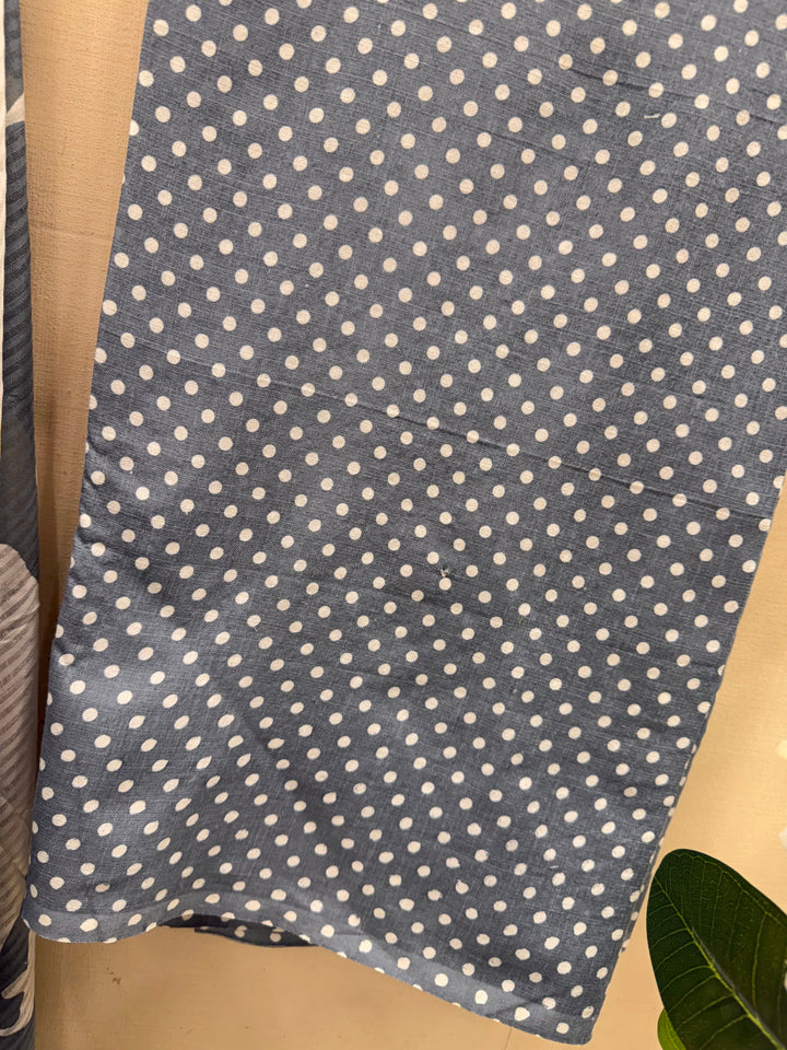 Slub Cotton Unstitched Suits