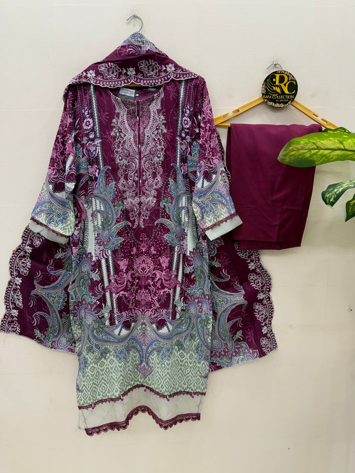 Cotton pakistani patch work suits