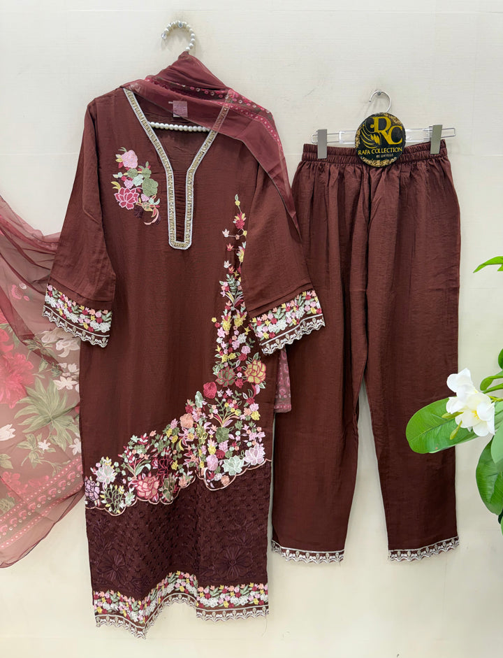 Pakistani formal embroidered suits