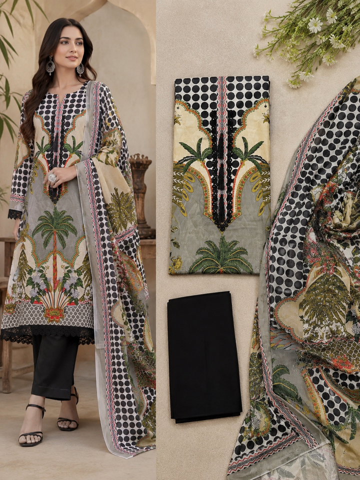 Cotton unstitched suits