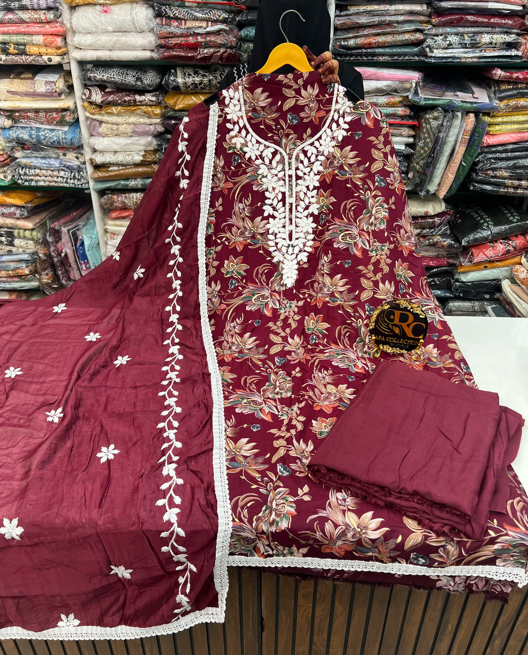 Lucknawi Unstitched suit 2757