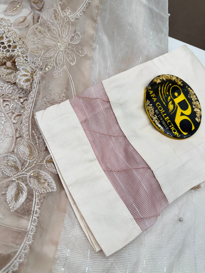 Premium cutwork suit 7014