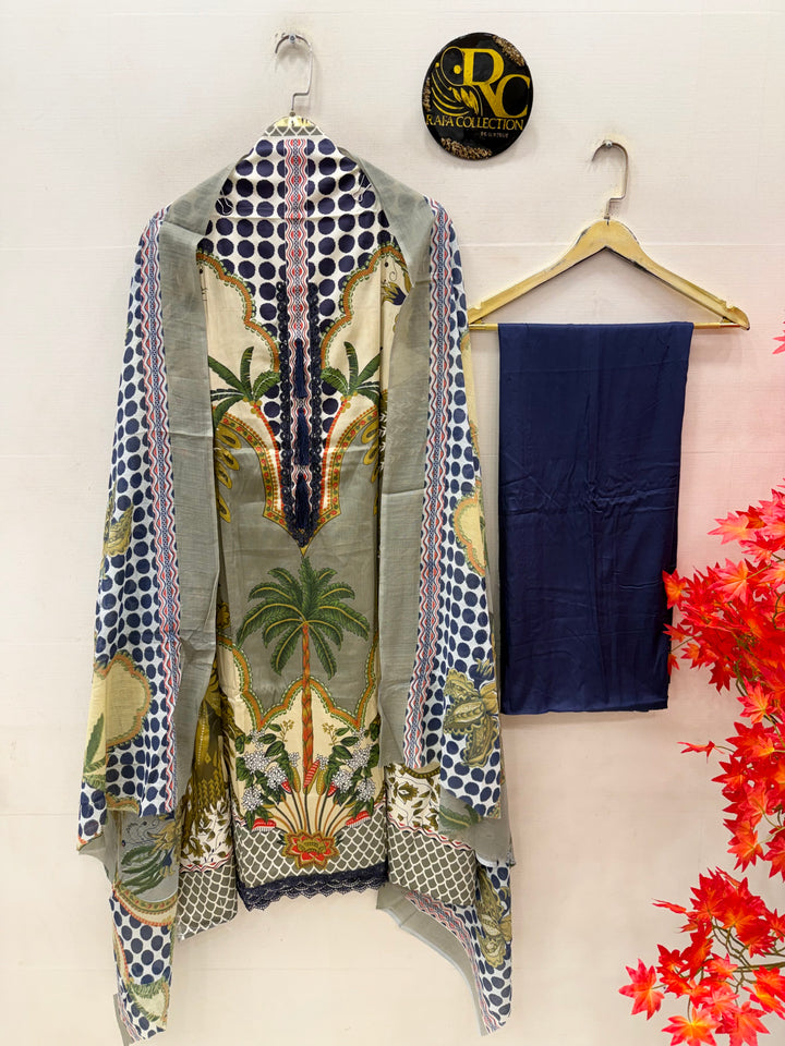 Cotton unstitched suits