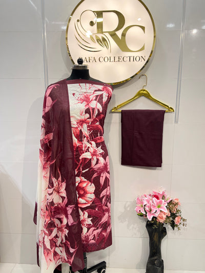 Cotton unstitch suits 2195