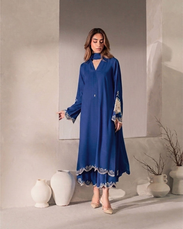 Appliqué work premium suits