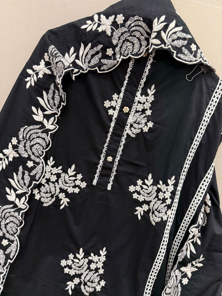 Cotton unstitched suits 3085