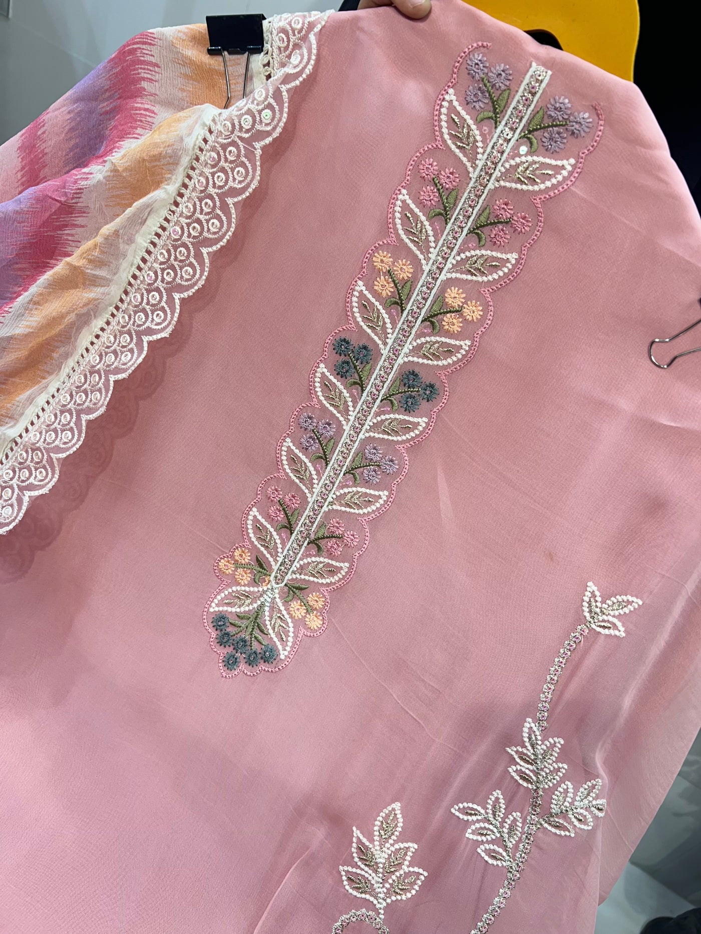 Organza Embroidered Suit 1977