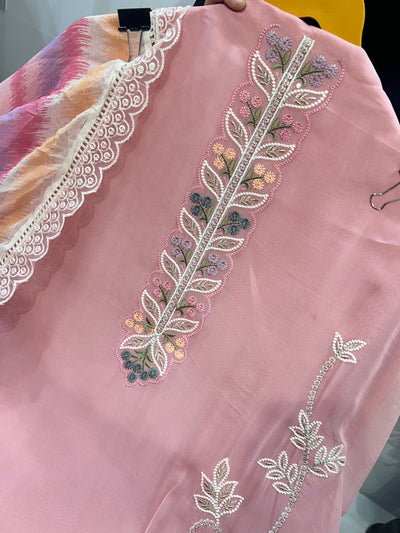 Organza Embroidered Suit 1977