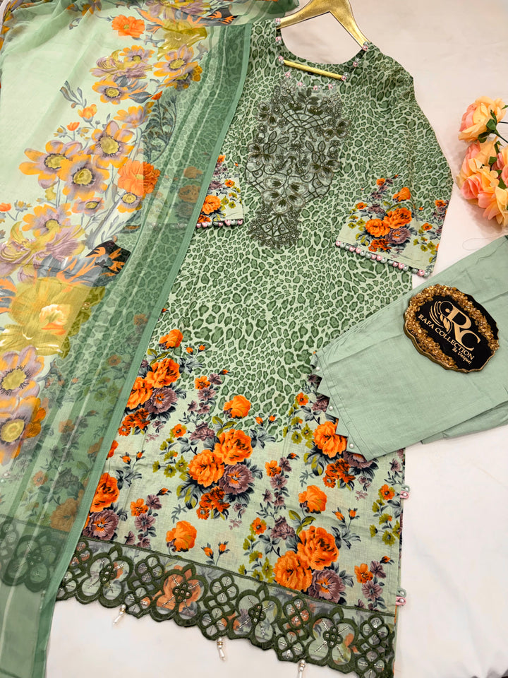 Pakistani patch work suit