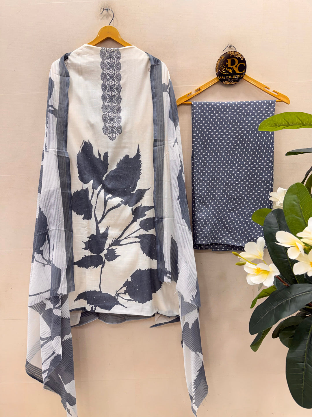 Slub Cotton Unstitched Suits