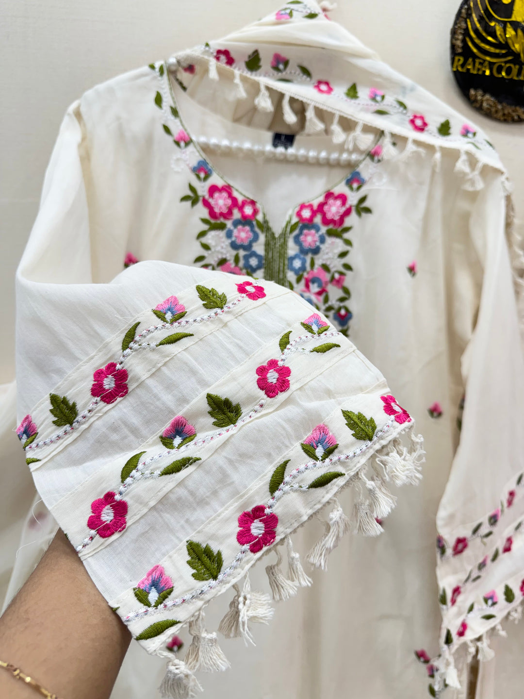 cotton embroidery suits
