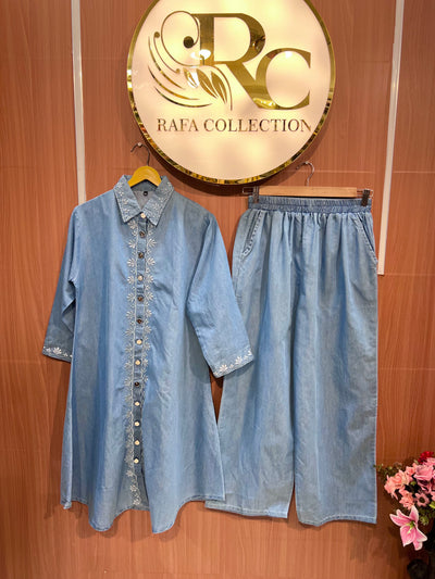 Denim Embroided Co-Ord Sets 2547